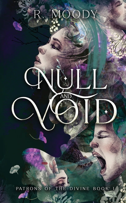 Book cover for Null & Void: A Dark Romantic Fantasy full of feminine rage.