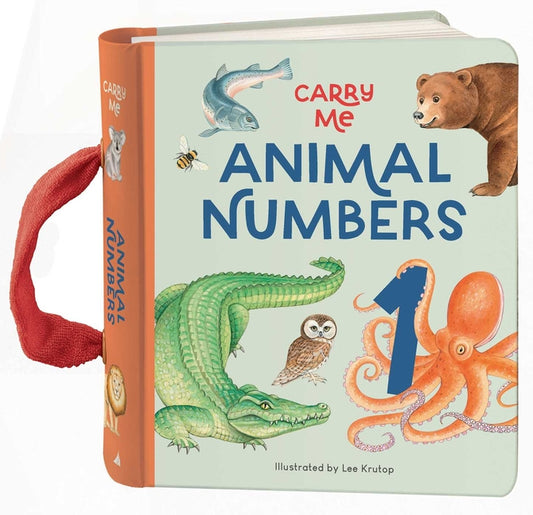 Book cover for Carry Me: Animal Numbers: Carry Me Board Book