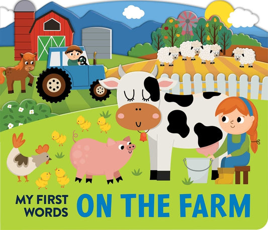 Book cover for My First Words: On the Farm: Scenes Board Book