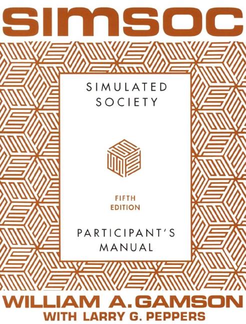 Book cover for Simsoc: Simulated Society, Participant's Manual: Fifth Edition (Participant's Manual) (Original)