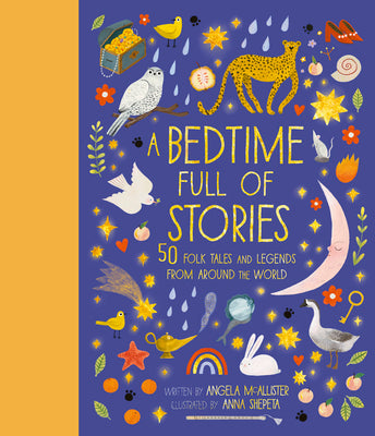 Book cover for A Bedtime Full of Stories: 50 Folktales and Legends from Around the World
