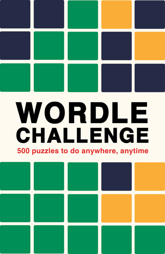 Book cover for Wordle Challenge: 500 Puzzles to Do Anywhere, Anytime
