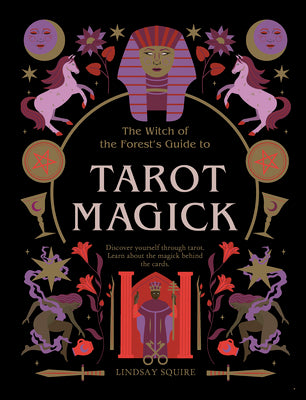 Book cover for Tarot Magick: Discover Yourself Through Tarot. Learn about the Magick Behind the Cards.
