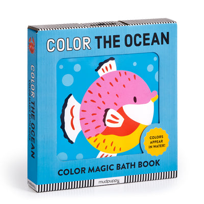 Book cover for Color the Ocean Color Magic Bath Book
