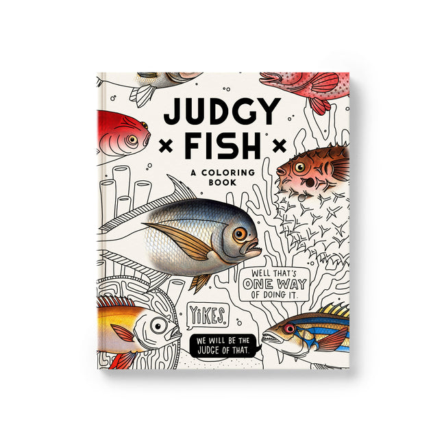 Book cover for Judgy Fish Coloring Book