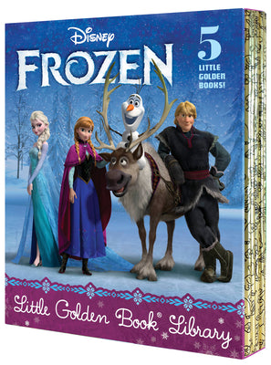 Book cover for Frozen Little Golden Book Library (Disney Frozen): Frozen; A New Reindeer Friend; Olaf's Perfect Day; The Best Birthday Ever; Olaf Waits for Spring
