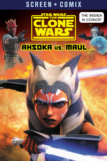 Book cover for Clone Wars: Ahsoka vs. Maul (Star Wars)