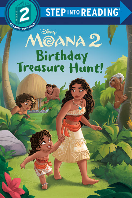 Book cover for Birthday Treasure Hunt! (Disney Moana 2)