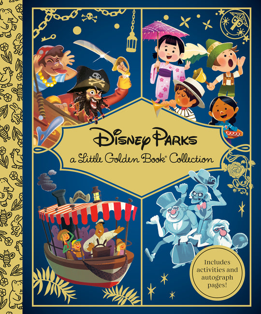 Book cover for Disney Parks Little Golden Book Collection