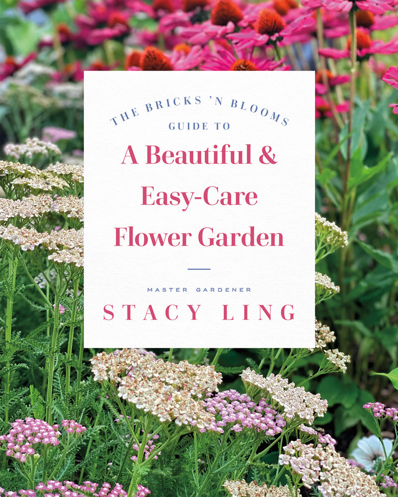 Book cover for The Bricks 'n Blooms Guide to a Beautiful and Easy-Care Flower Garden