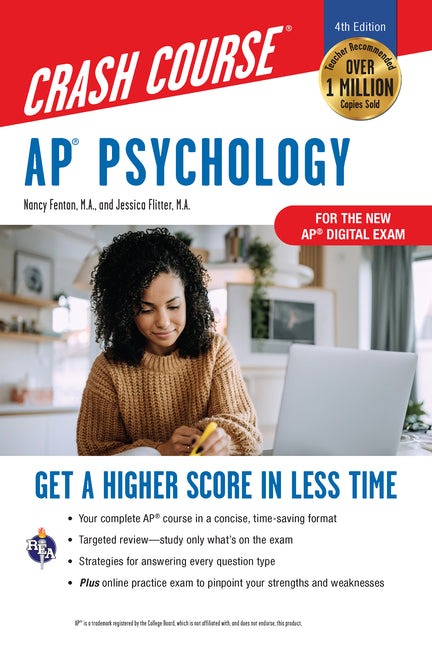 Book cover for AP Psychology Crash Course, Book + Online: Get a Higher Score in Less Time