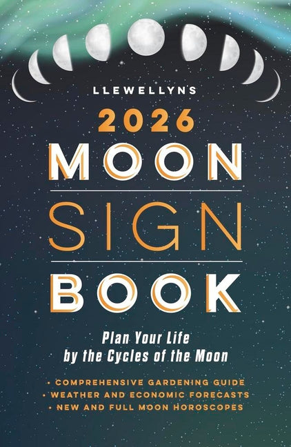 Book cover for Llewellyn's 2026 Moon Sign Book: Plan Your Life by the Cycles of the Moon