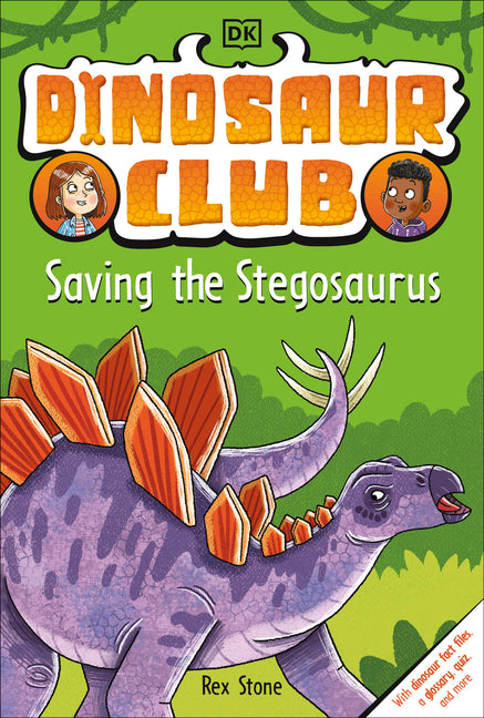 Book cover for Dinosaur Club: Saving the Stegosaurus
