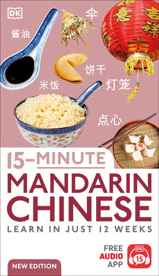 Book cover for 15-Minute Mandarin Chinese: Learn in Just 12 Weeks