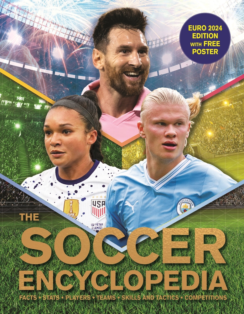 Book cover for The Kingfisher Soccer Encyclopedia