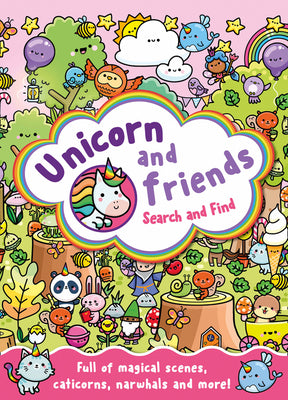 Book cover for Unicorn and Friends Search and Find