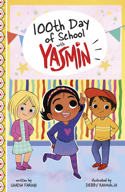 Book cover for 100th Day of School with Yasmin