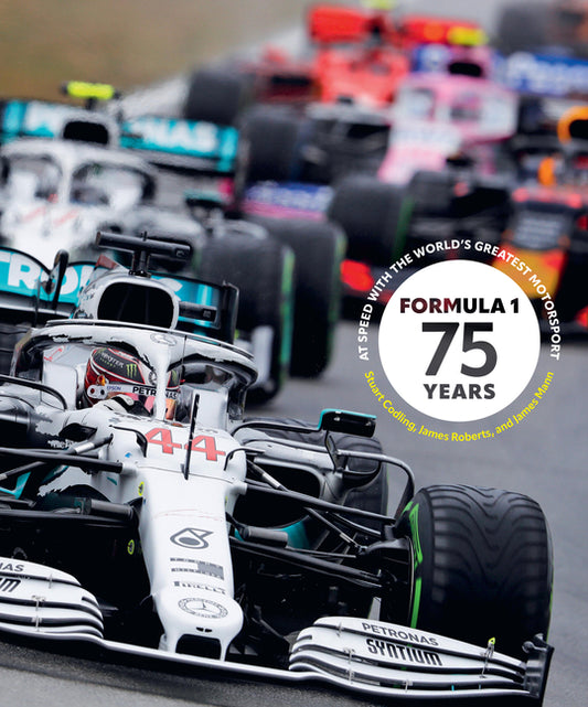 Book cover for Formula 1 75 Years: At Speed with the World's Greatest Motorsport