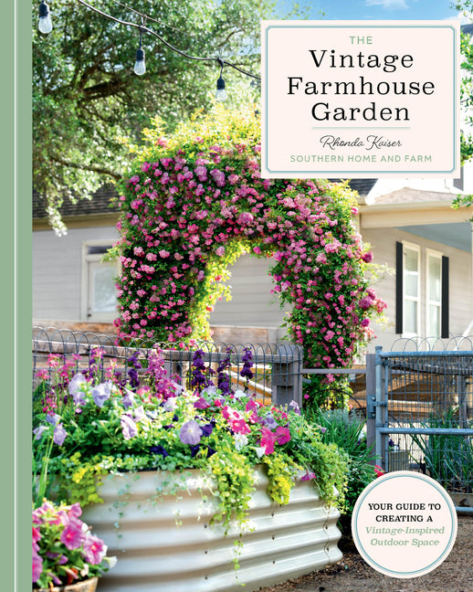 Book cover for Vintage Farmhouse Garden: Your Guide to Creating a Vintage-Inspired Outdoor Space