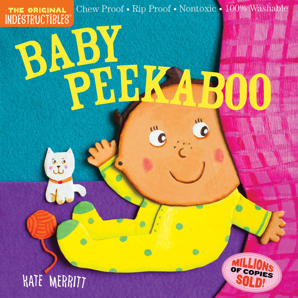 Book cover for Indestructibles: Baby Peekaboo: Chew Proof - Rip Proof - Nontoxic - 100% Washable (Book for Babies, Newborn Books, Safe to Chew)