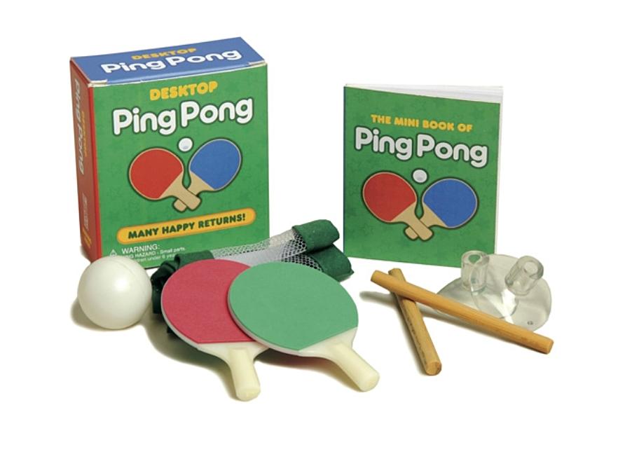 Book cover for Desktop Ping Pong [With Miniature Ping Pong Paddles]