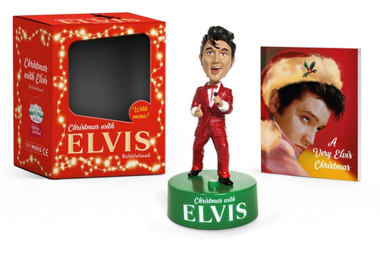 Book cover for Christmas with Elvis Bobblehead: With Music!
