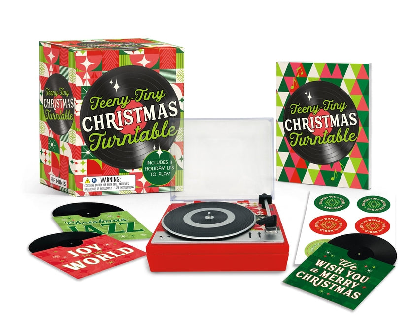 Book cover for Teeny-Tiny Christmas Turntable: Includes 3 Holiday Lps to Play!