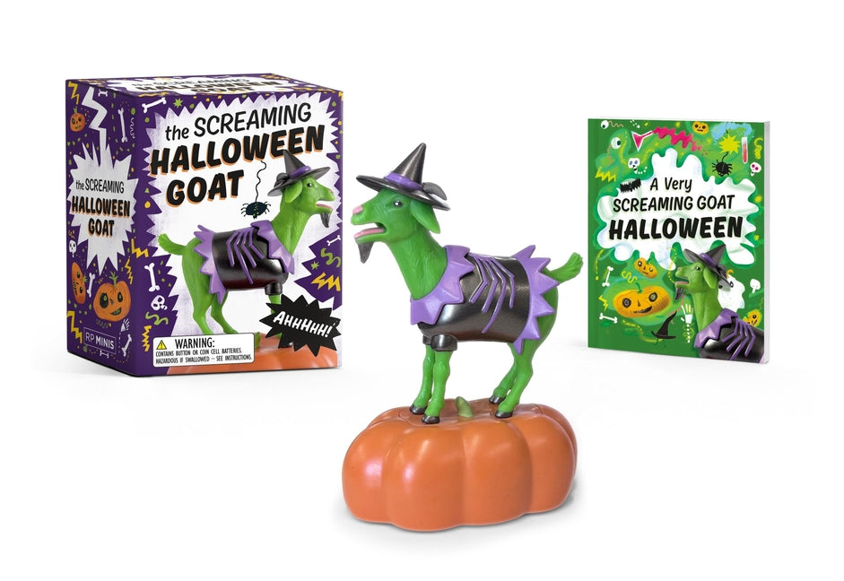 Book cover for Screaming Halloween Goat: Ahhhhh! [With Battery]