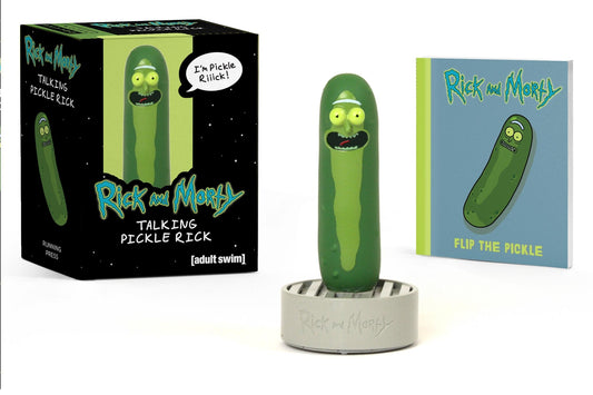Book cover for Rick and Morty: Talking Pickle Rick