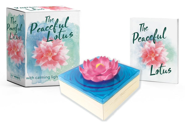 Book cover for The Peaceful Lotus: With Calming Light and Sound