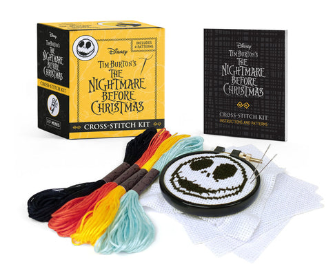 Book cover for Disney Tim Burton's the Nightmare Before Christmas Cross-Stitch Kit