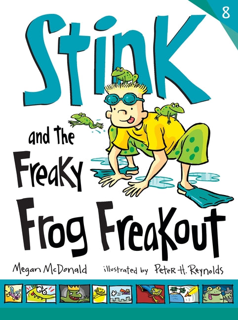 Book cover for Stink and the Freaky Frog Freakout