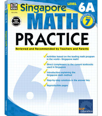 Book cover for Math Practice, Grade 7: Reviewed and Recommended by Teachers and Parents Volume 16
