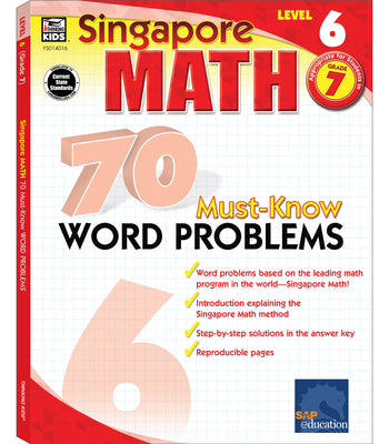 Book cover for 70 Must-Know Word Problems, Grade 7: Volume 5
