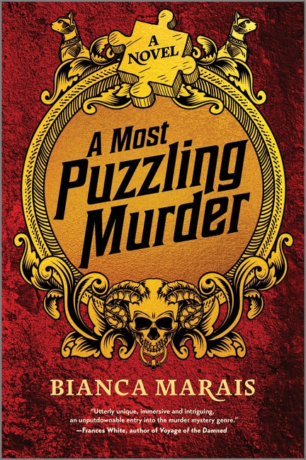 Book cover for Most Puzzling Murder: A Quirky, Humorous Locked Room Murder Mystery with Riddles and Puzzles for the Reader to Solve (Original)