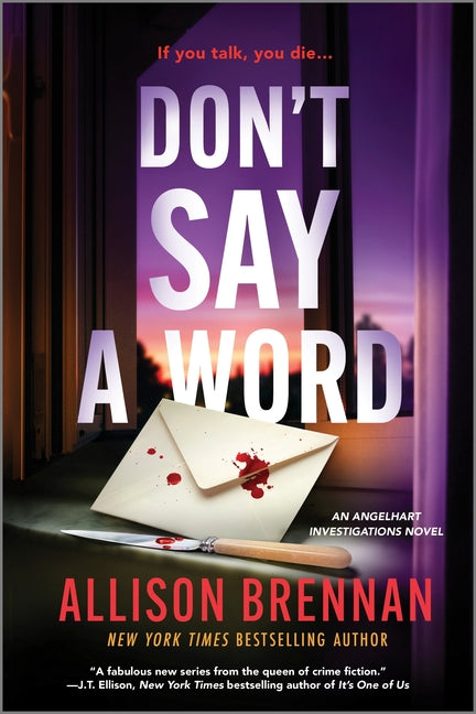Book cover for Don't Say a Word: An Angelhart Investigations Novel (Original)