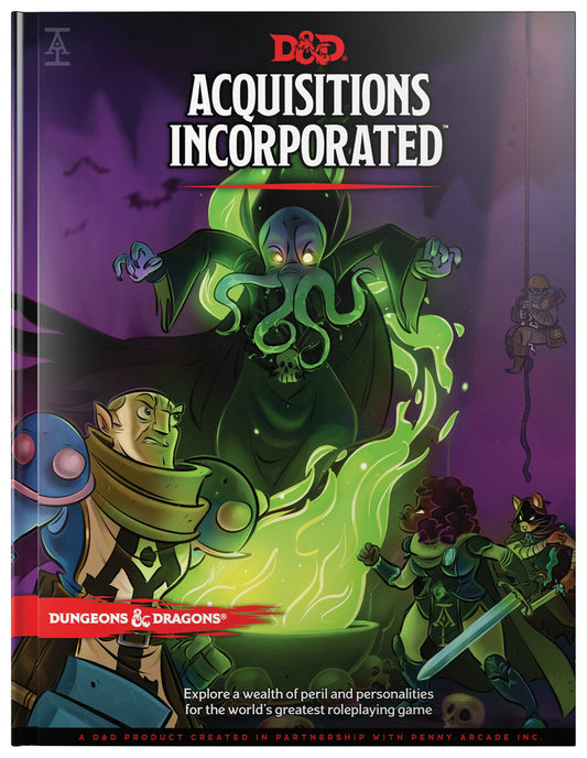 Book cover for Dungeons & Dragons Acquisitions Incorporated Hc (D&d Campaign Accessory Hardcover Book)