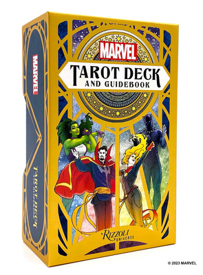 Book cover for Marvel Tarot Deck and Guidebook