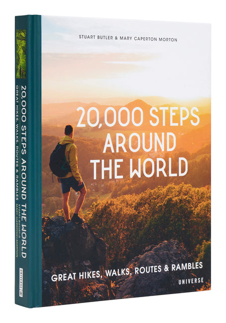 Book cover for 20,000 Steps Around the World: Great Hikes, Walks, Routes, and Rambles