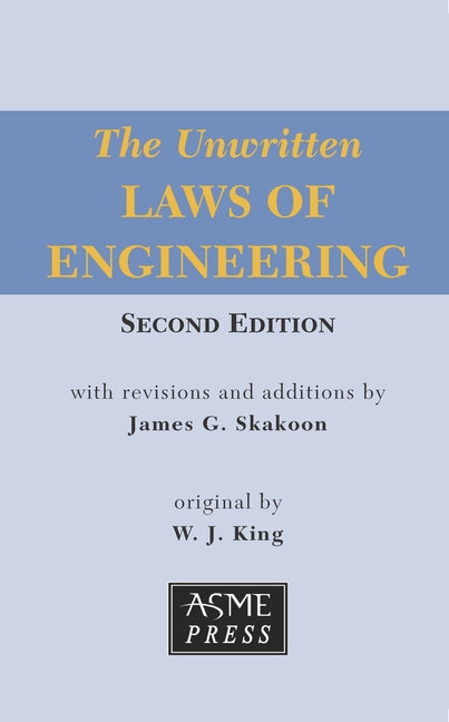 Book cover for The Unwritten Laws of Engineering