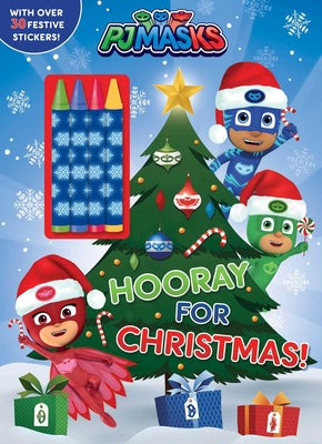 Book cover for PJ Masks: Hooray for Christmas!