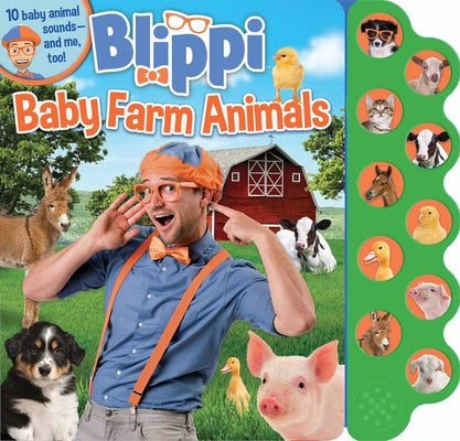 Book cover for Blippi: Baby Farm Animals