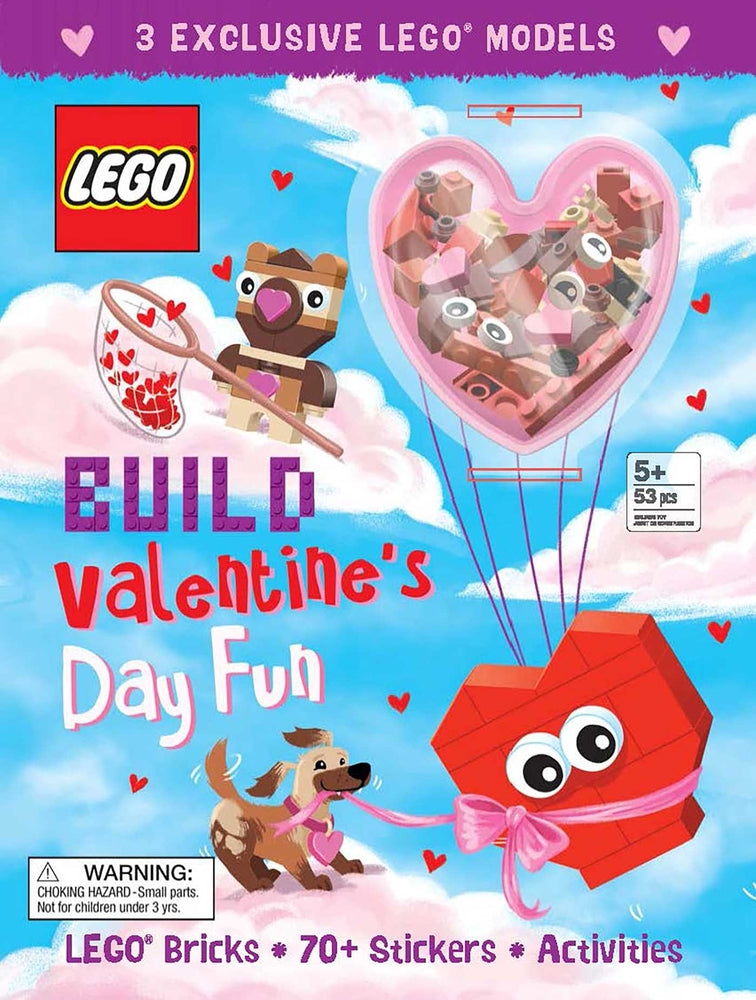 Book cover for Lego Books: Build Valentine's Day Fun!