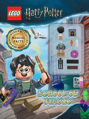 Book cover for Lego Harry Potter: School of Magic: Activity Book with Minifigure