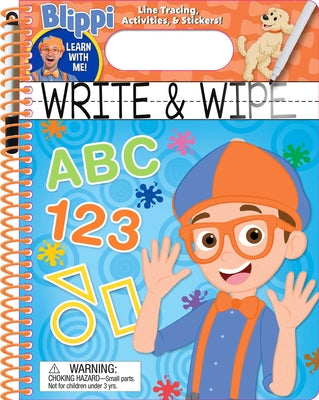 Book cover for Blippi: Write and Wipe