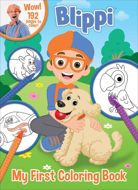 Book cover for Blippi: My First Coloring Book