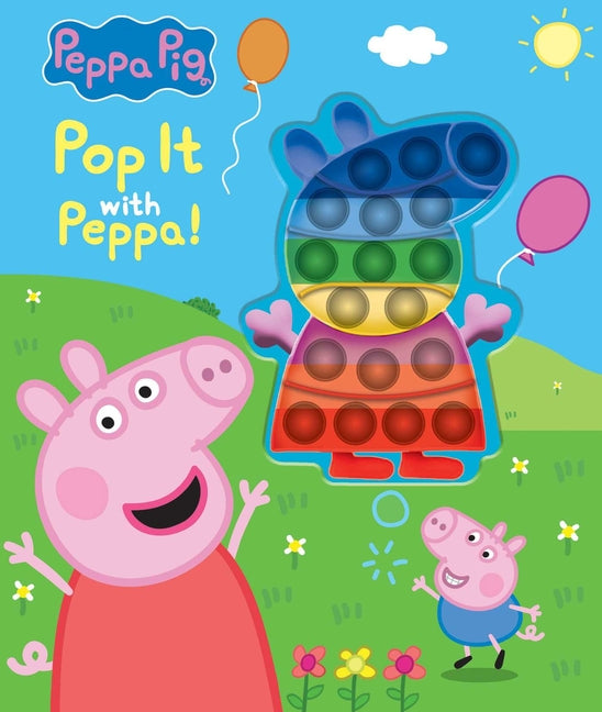 Book cover for Peppa Pig: Pop It with Peppa!: Book with Pop It