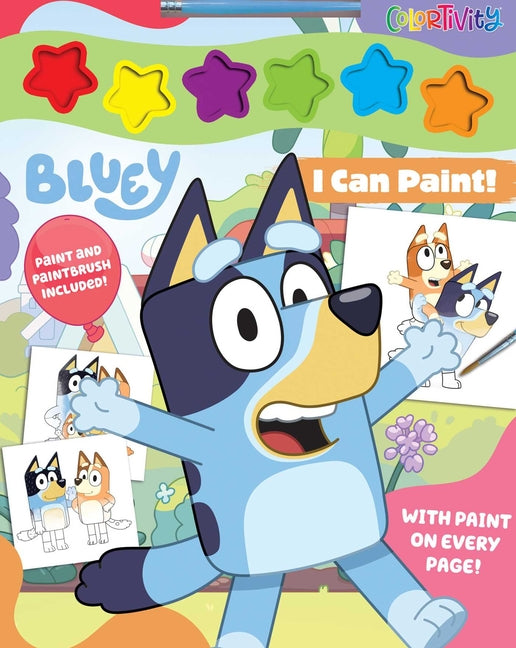 Book cover for Bluey Colortivity: I Can Paint!
