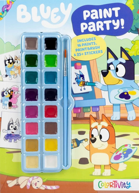 Book cover for Bluey Colortivity: Paint Party!