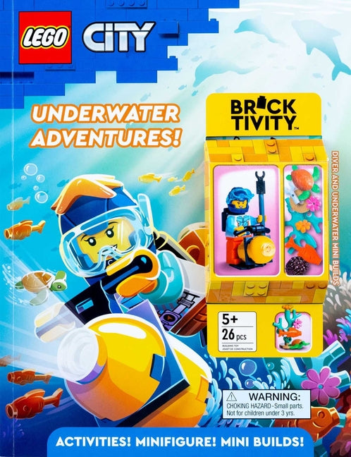 Book cover for Lego City: Underwater Adventures